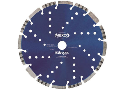 Mexco Xcel Grade Dual Purpose Diamond Blade 230 X 22Mm