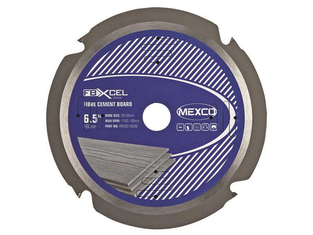 Mexco Fibre Cement Board Pcd Blade 160 X 20Mm X 4T