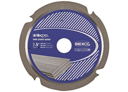 Mexco Fibre Cement Board Pcd Blade 185 X 30Mm X 4T