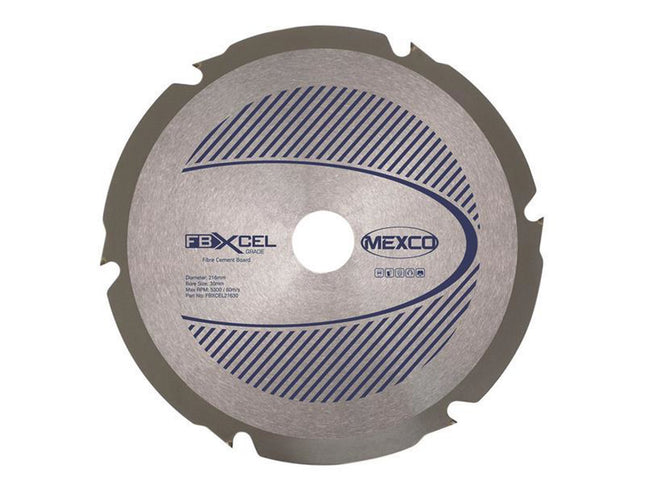 Mexco Fibre Cement Board Pcd Blade 216 X 30Mm X 6T