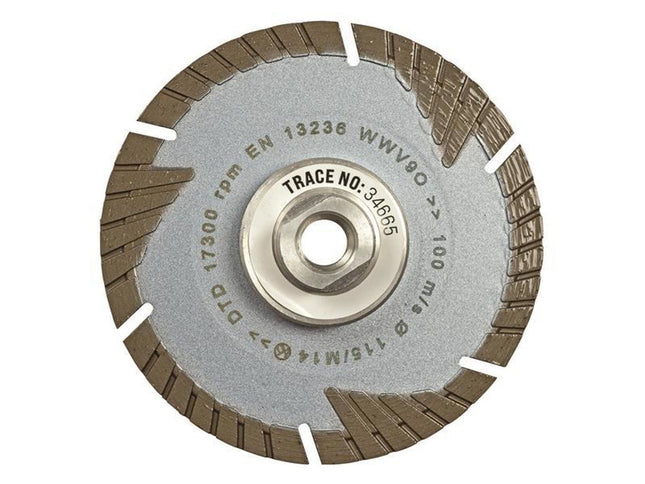 Mexco Fcxcel Grade Flush Cut Diamond Blade 115 X 22Mm