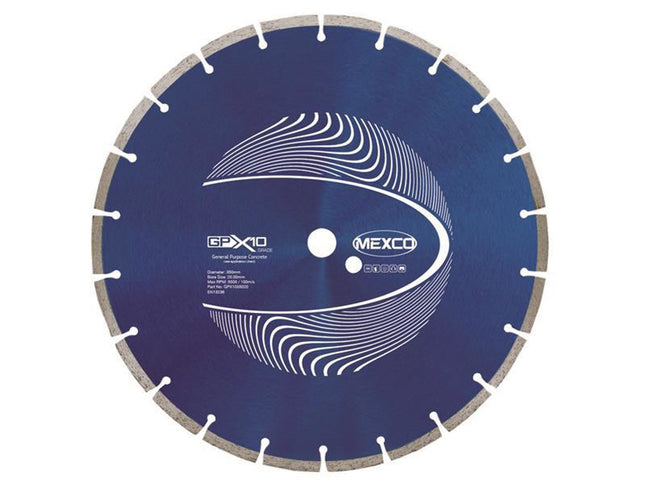 Mexco Gpx10 Concrete Diamond Blade 350 X 20Mm