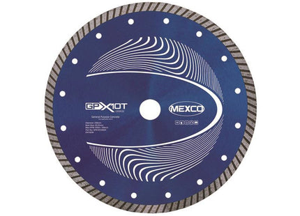 Mexco Gp Concrete Turbo Diamond Blade 230 X 22Mm