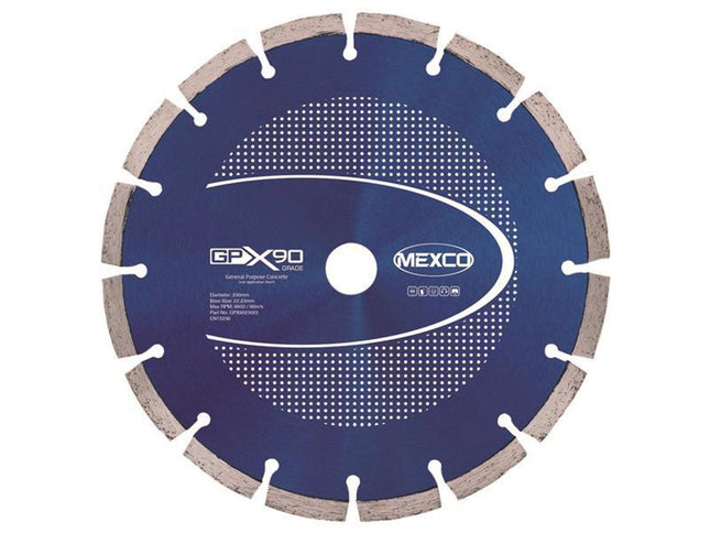 Mexco Gpx90 Concrete Diamond Blade 230 X 22Mm