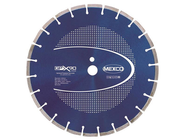 Mexco Gpx90 Concrete Diamond Blade 350 X 25.4Mm