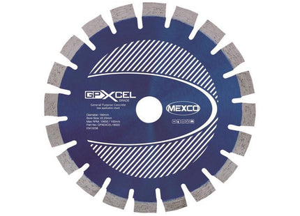 Mexco Xcel Grade Concrete Diamond Blade 180 X 22Mm