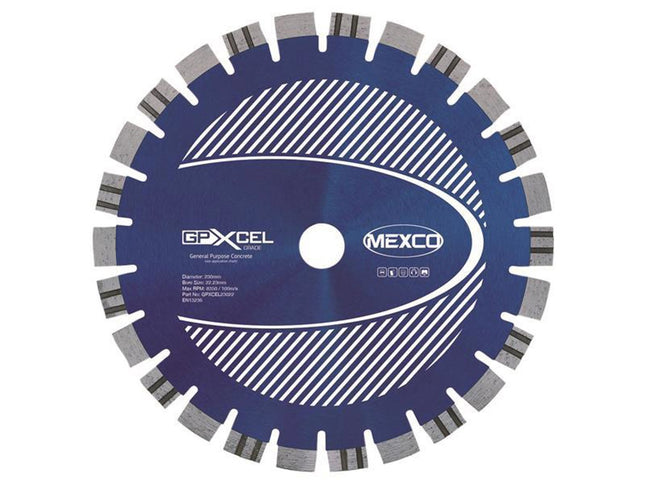 Mexco Xcel Grade Concrete Diamond Blade 230 X 22Mm