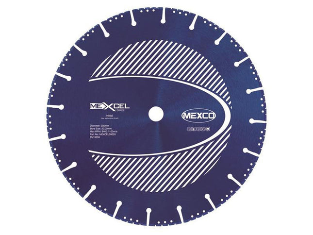 Mexco Xcel Grade Metal Cut Diamond Blade 300 X 20Mm