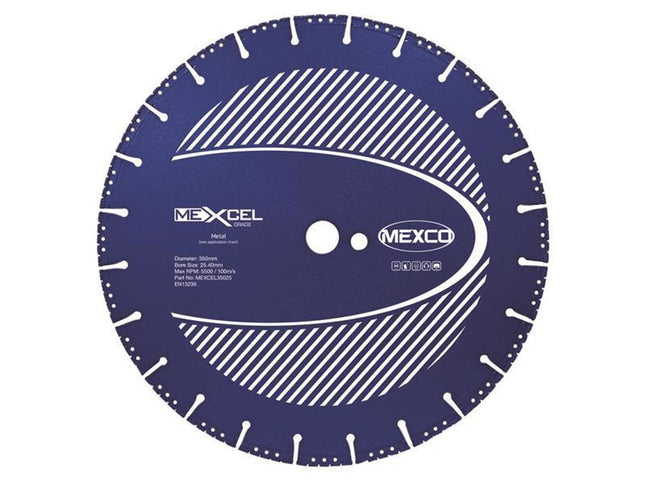 Mexco Xcel Grade Metal Cut Diamond Blade 350 X 25.4Mm