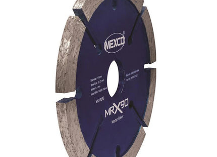 Mexco X90 Grade Mortar Raking Diamond Blade 115 X 22Mm