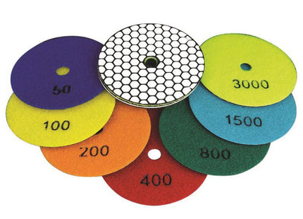 Mexco Ceramica Diamond Dry Polishing Kit, 8 Piece