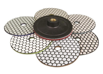 Mexco Ceramica Diamond Dry Polishing Kit, 8 Piece