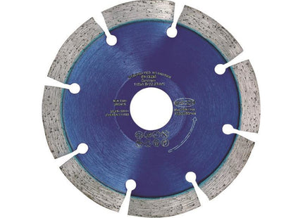 Mexco Rb X10 Radius / Curve Cutting Diamond Blade 115 X 22.23Mm