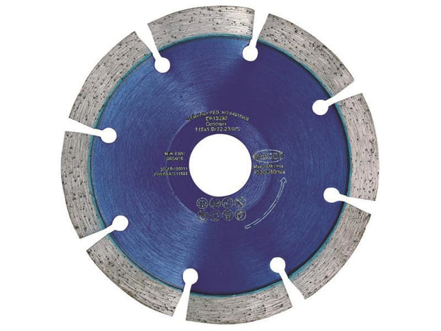 Mexco Rb X10 Radius / Curve Cutting Diamond Blade 115 X 22.23Mm