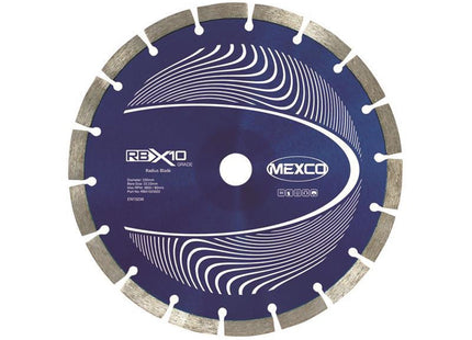 Mexco Rb X10 Radius / Curve Cutting Diamond Blade 230 X 22.23Mm