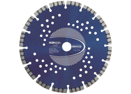 Mexco Xcel Grade Tri-Purpose Diamond Blade 230 X 22Mm
