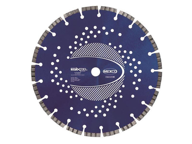 Mexco Xcel Grade Tri-Purpose Diamond Blade 300 X 20Mm