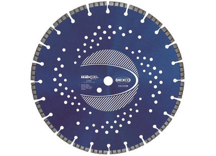 Mexco Xcel Grade Tri-Purpose Diamond Blade 350 X 20Mm