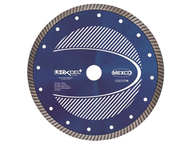 Mexco Uhxcel+ Ultra Hard Plus Diamond Blade 230 X 22Mm