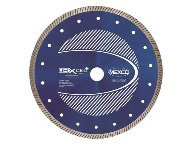 Mexco Uhxcel+ Ultra Hard Plus Diamond Blade 250 X 25.4Mm