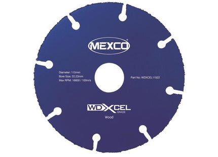Mexco Wd Xcel Grade Wood Cut Blade 115 X 22Mm