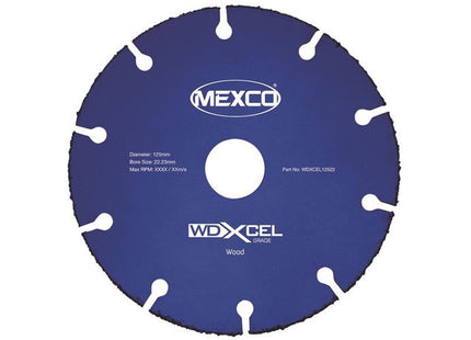Mexco Wd Xcel Grade Wood Cut Blade 125 X 22Mm