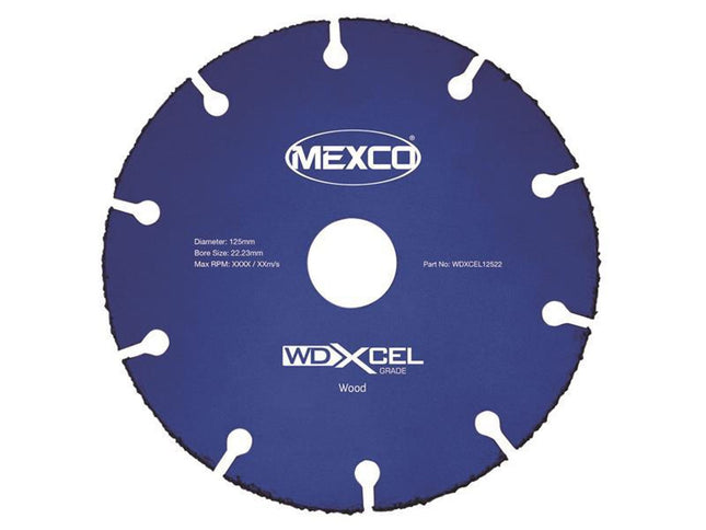 Mexco Wd Xcel Grade Wood Cut Blade 125 X 22Mm