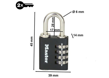 Master Lock Set-Your-Own Combination Padlock 40Mm