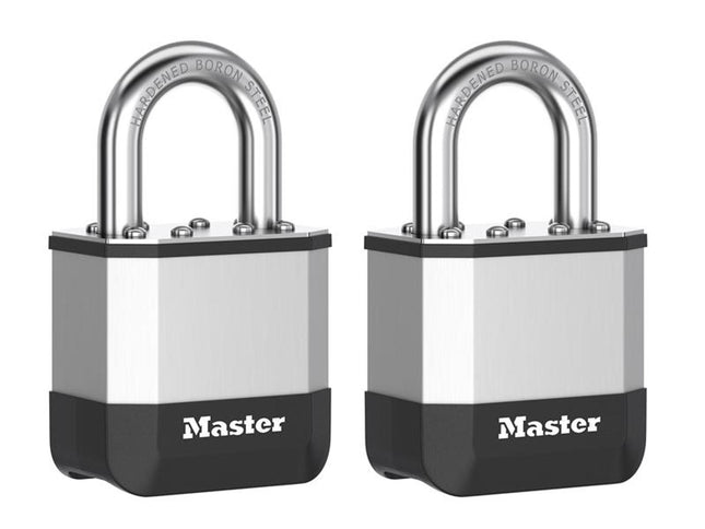 Master Lock Elite Laminated 45Mm Padlock - 25Mm Shackle (Pack Of 2)