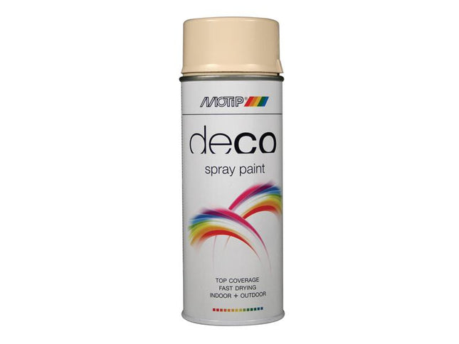 MOTIP¨ Deco Spray Paint High Gloss RAL 1015 Light Ivory 400ml MOT01610