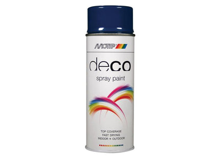 MOTIP¨ Deco Spray Paint High Gloss RAL 5010 Gentian Blue 400ml MOT01634