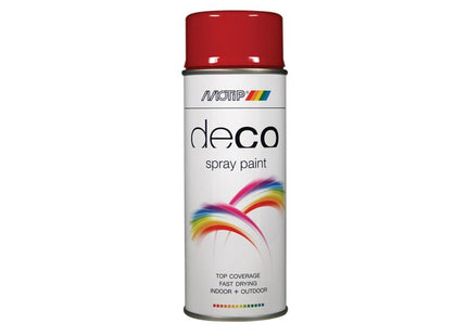 MOTIP¨ Deco Spray Paint High Gloss RAL 3002 Carmine Red 400ml MOT01640