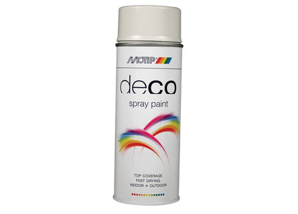 MOTIP¨ Deco Spray Paint High Gloss RAL 7035 Light Grey 400ml MOT01693