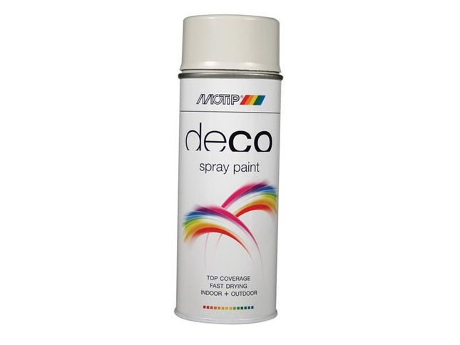 MOTIP¨ Deco Spray Paint High Gloss RAL 7035 Light Grey 400ml MOT01693