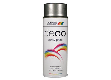 MOTIP¨ Deco Spray Paint High Gloss RAL 9007 Grey Aluminium 400ml MOT01697