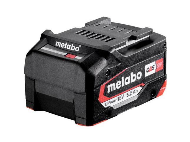 Metabo Lipower Battery Pack 18V 5.2Ah Li-Ion