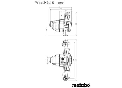 Metabo Rw 18 Ltx Bl 120 Cordless Stirrer 18V Bare Unit