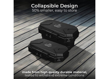 Masterplug Collapsible Electrical Connection Box + Extension Lead 240V 4-Gang 13A 8M