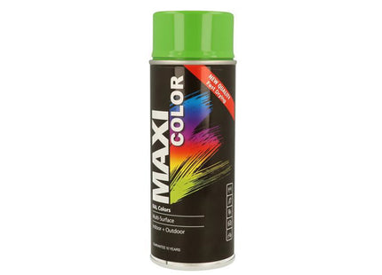 Maxicolor Maxicolor Spray Gloss Yellow Green Ral6018 400Ml