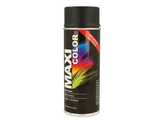 Maxicolor Maxicolor Spray Matt Deep Black Ral9005 400Ml