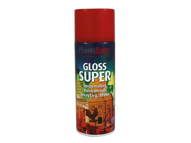 Plastikote Super Gloss Orange 400Ml 1117