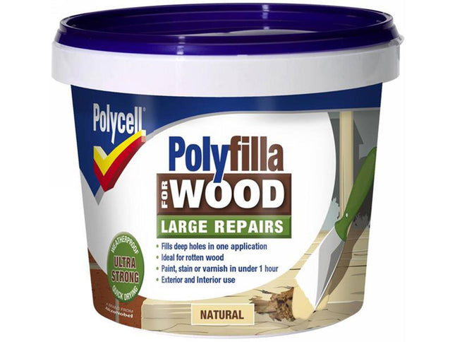 Polycell Polyfilla Wood General Repairs Natural 375G X 2