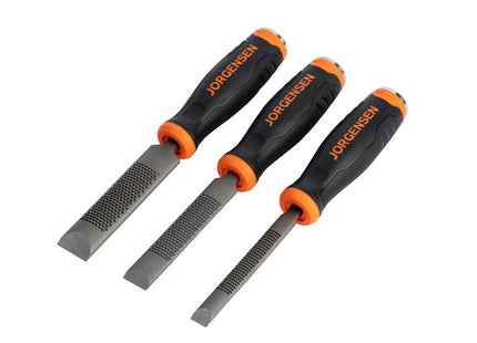 Pony Jorgensen Coarse Rasp Chisel Set, 3 Piece