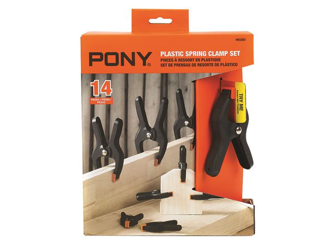 Pony Jorgensen Spring Clamp Set, 14 Piece