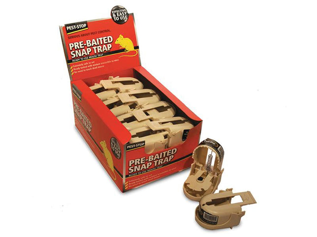 Pest-Stop (Pelsis Group) Little Nipper Snap Trap Baited Psstm