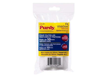 Purdy Mini White Dove Sleeve 100 X 10mm (4 X 3/8In) (Pack 2)