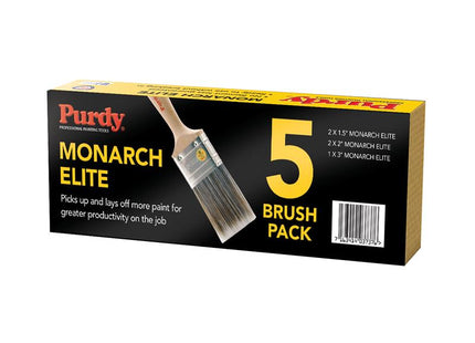 Purdy Monarch Elite Paint Brush Set, 5 Piece
