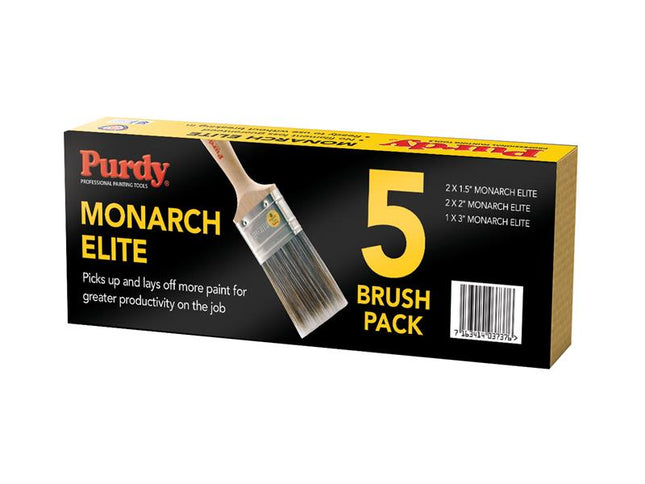 Purdy Monarch Elite Paint Brush Set, 5 Piece