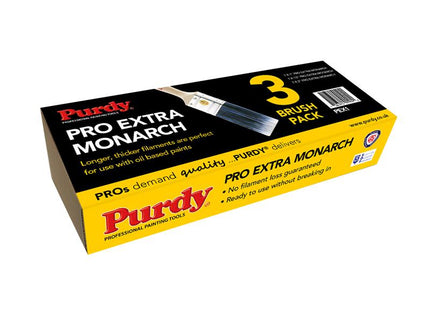 Purdy Pro-Extra Monarch Brush Set, 3 Piece