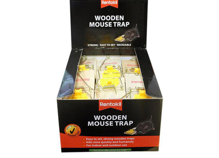 Rentokil Wooden Mouse Trap Pwl01